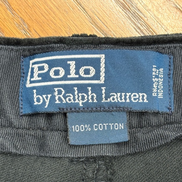 Polo Ralph Lauren Black Corduroy Pants Classic Fit Men’s 36x32 Old Money Dad - Picture 2 of 12
